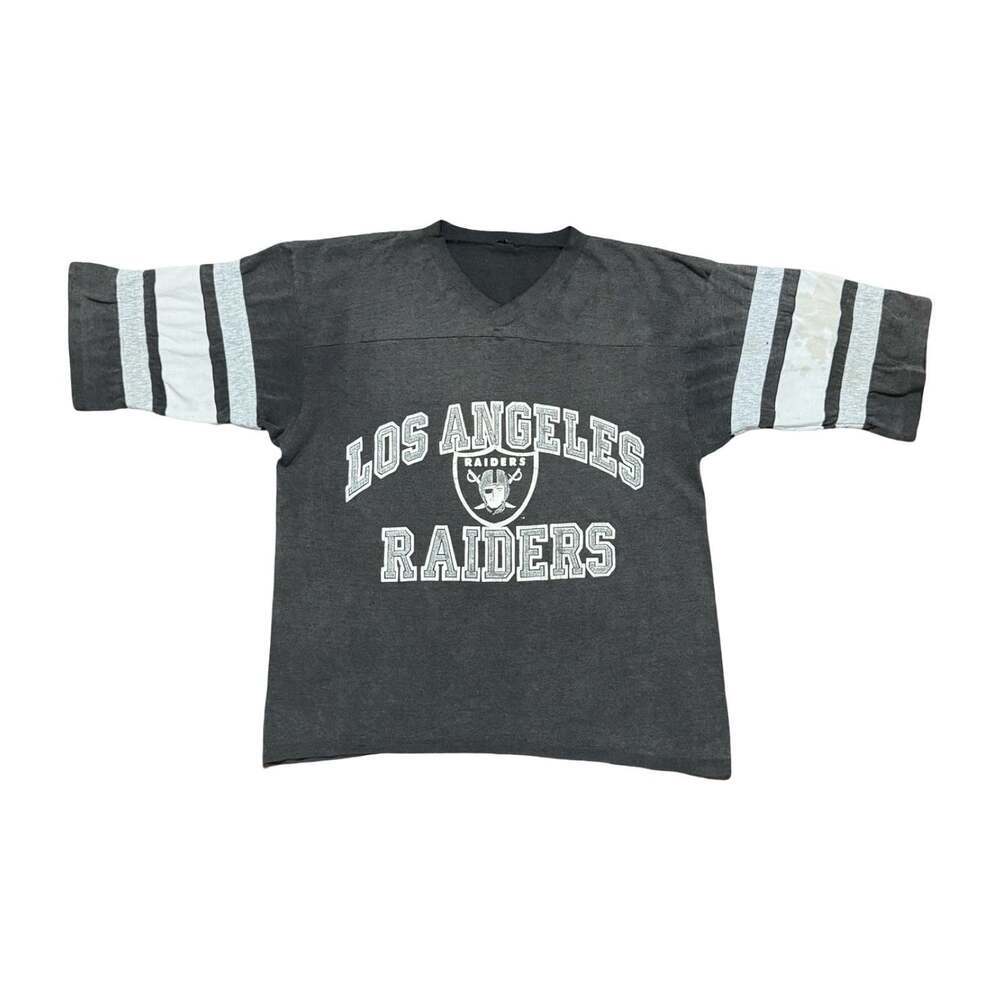 Vintage Los Angeles Raiders Short Sleeve Jersey Tshirt Size L
